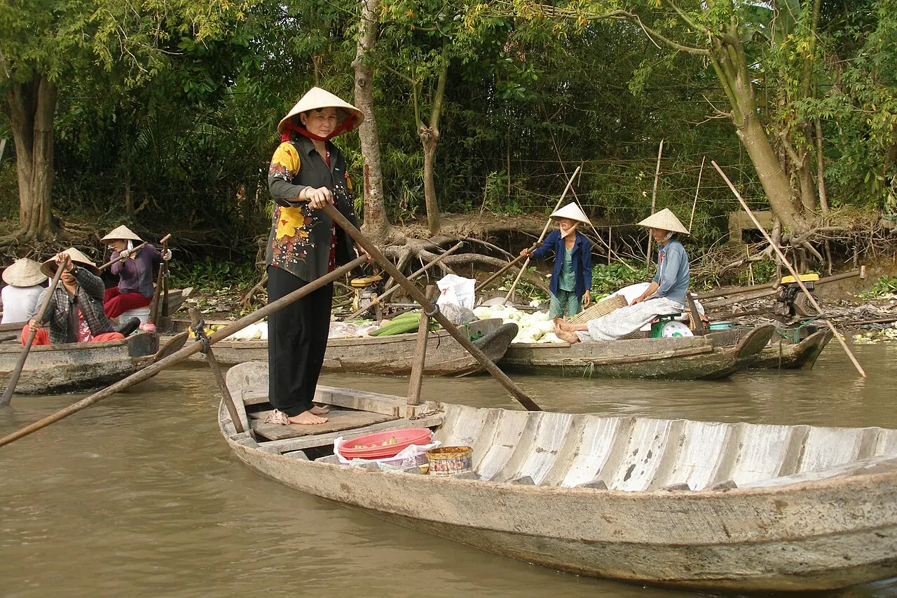 Phong Dien Floating Market, Cần Thơ, Can Tho City, Vietnam