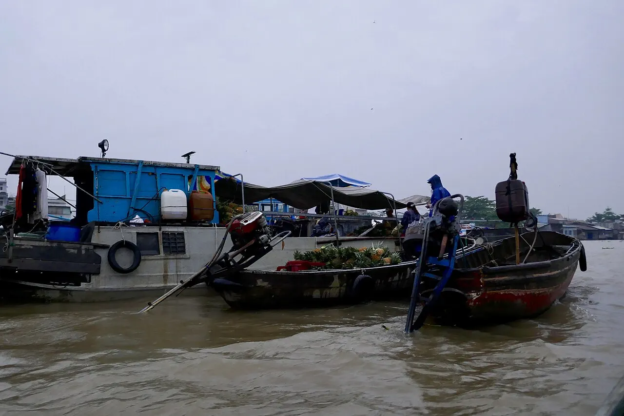 Cai Rang Floating Market, Cần Thơ, Can Tho City, Vietnam