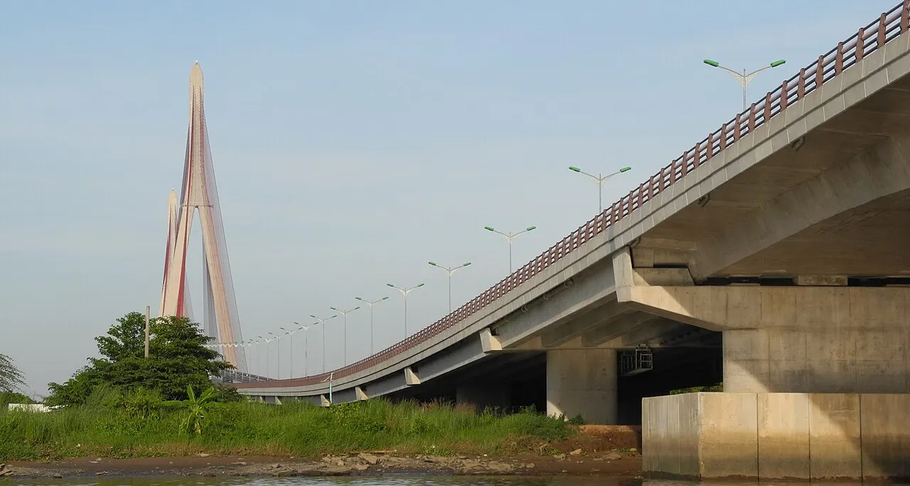 Can Tho Bridge, Cần Thơ, Can Tho City, Vietnam