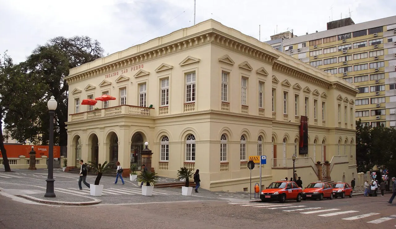 Theatro São Pedro, Porto Alegre, Rio Grande do Sul, Brazil