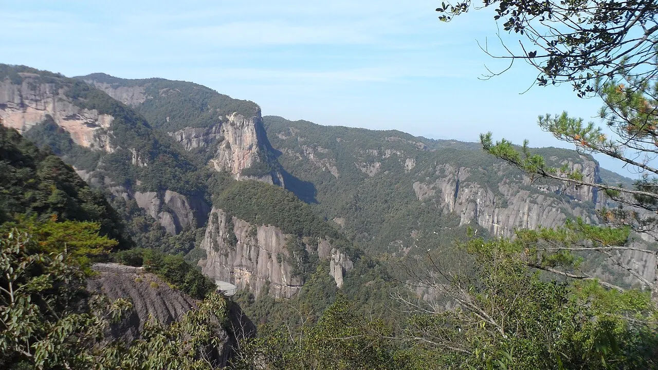 Shenxianju Scenic Area, Taizhou, Zhejiang, China