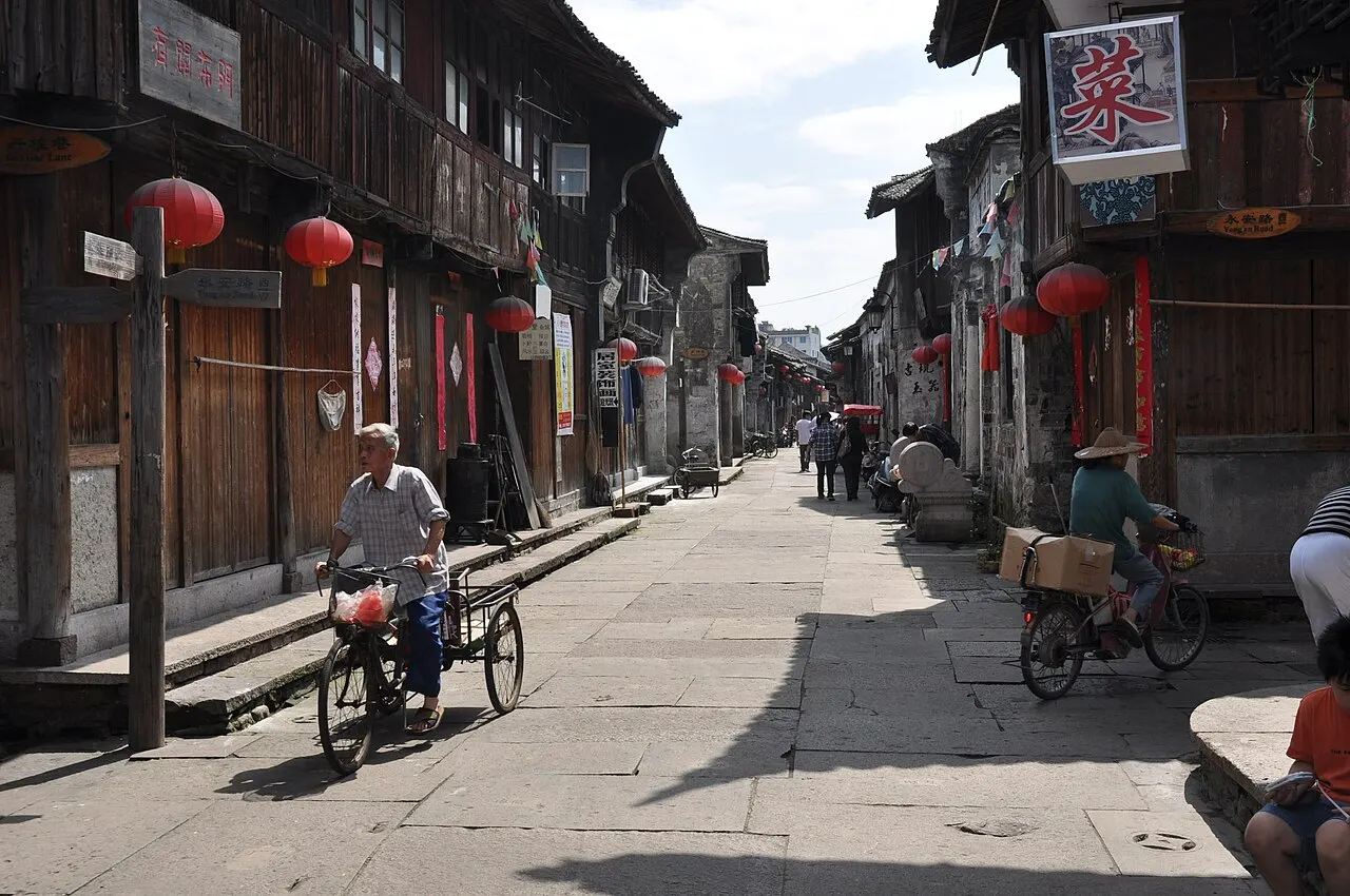 Ziyang Street, Taizhou, Zhejiang, China