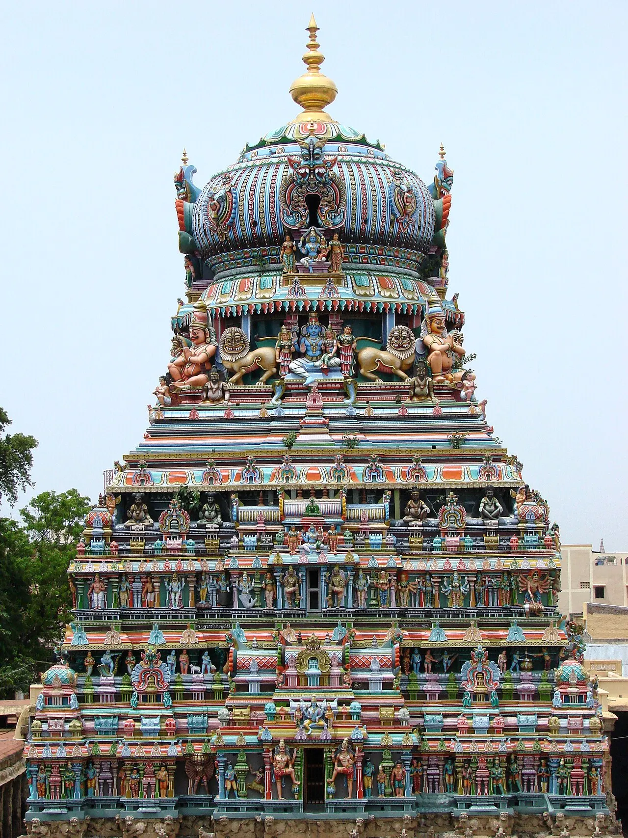 Koodal Azhagar Temple, Madurai, Tamil Nadu, India