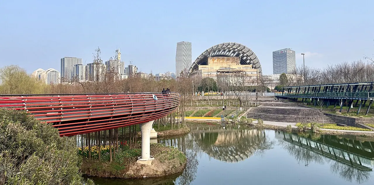 Yanweizhou Park, Jinhua, Zhejiang, China