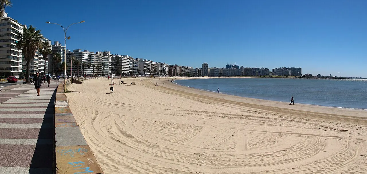 Pocitos Beach, Montevideo, Montevideo Department, Uruguay
