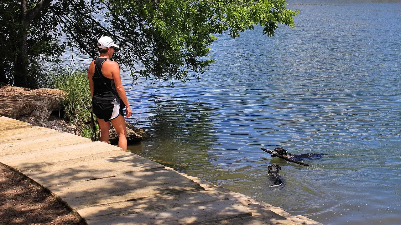 Lady Bird Lake and the Butler Hike-and-Bike Trail, Austin, Texas, United States