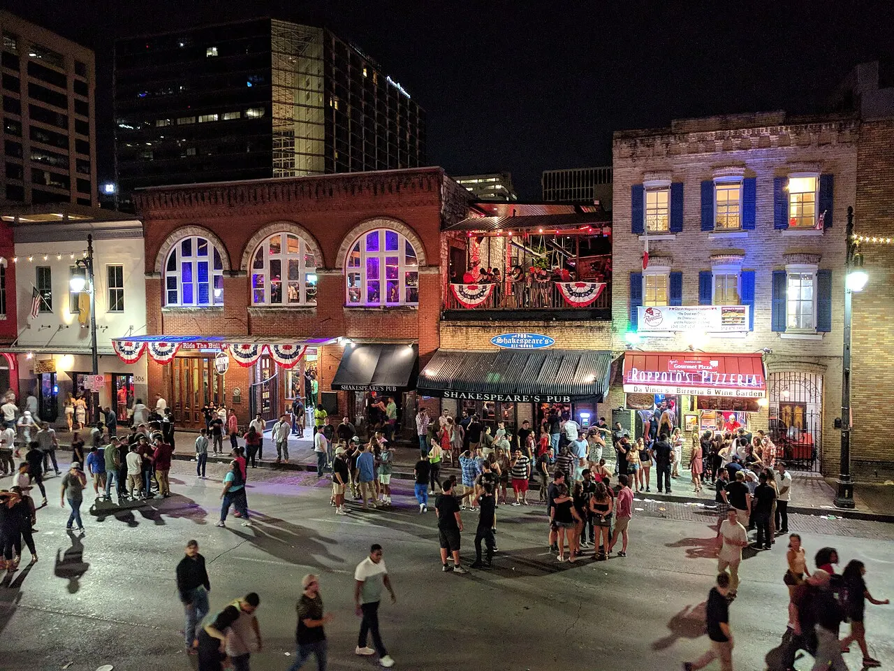 East Austin, Sixth Street and Rainey Street, Austin, Texas, United States