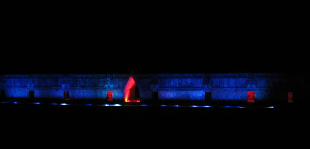 Uxmal Light and Sound Show, Uxmal, Yucatán, Mexico