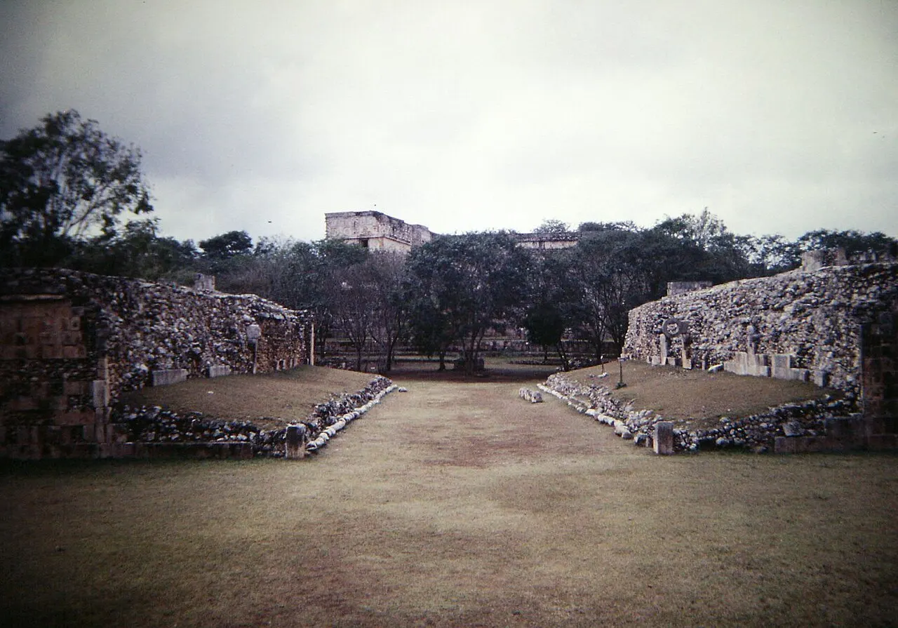 Uxmal Ball Court, Uxmal, Yucatán, Mexico