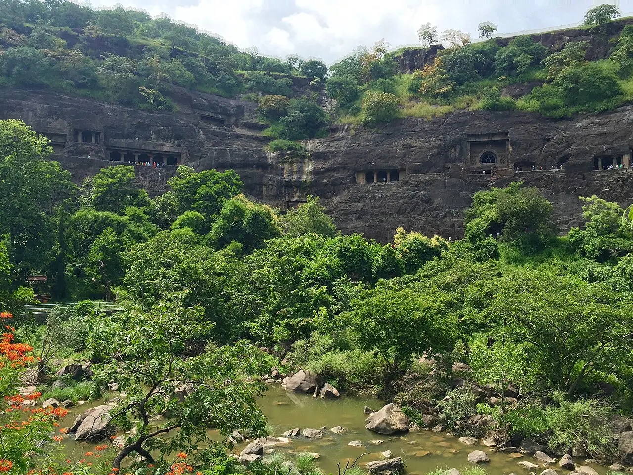 Ajanta Caves, Aurangabad, Maharashtra, India