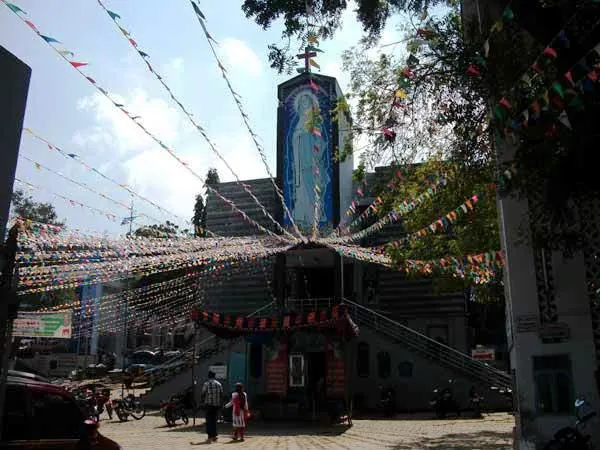 Gunadala Matha Shrine, Vijayawada, Andhra Pradesh, India