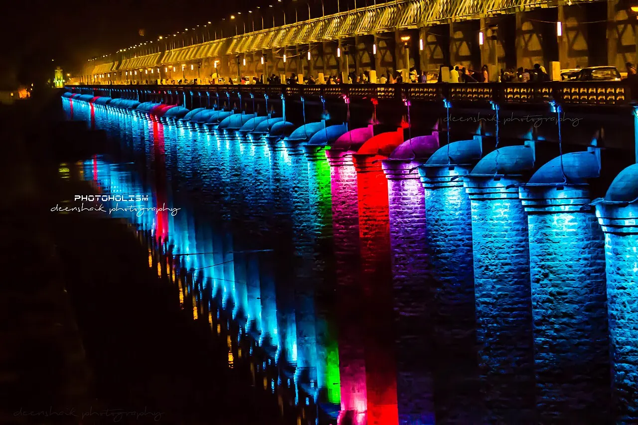 Prakasam Barrage, Vijayawada, Andhra Pradesh, India
