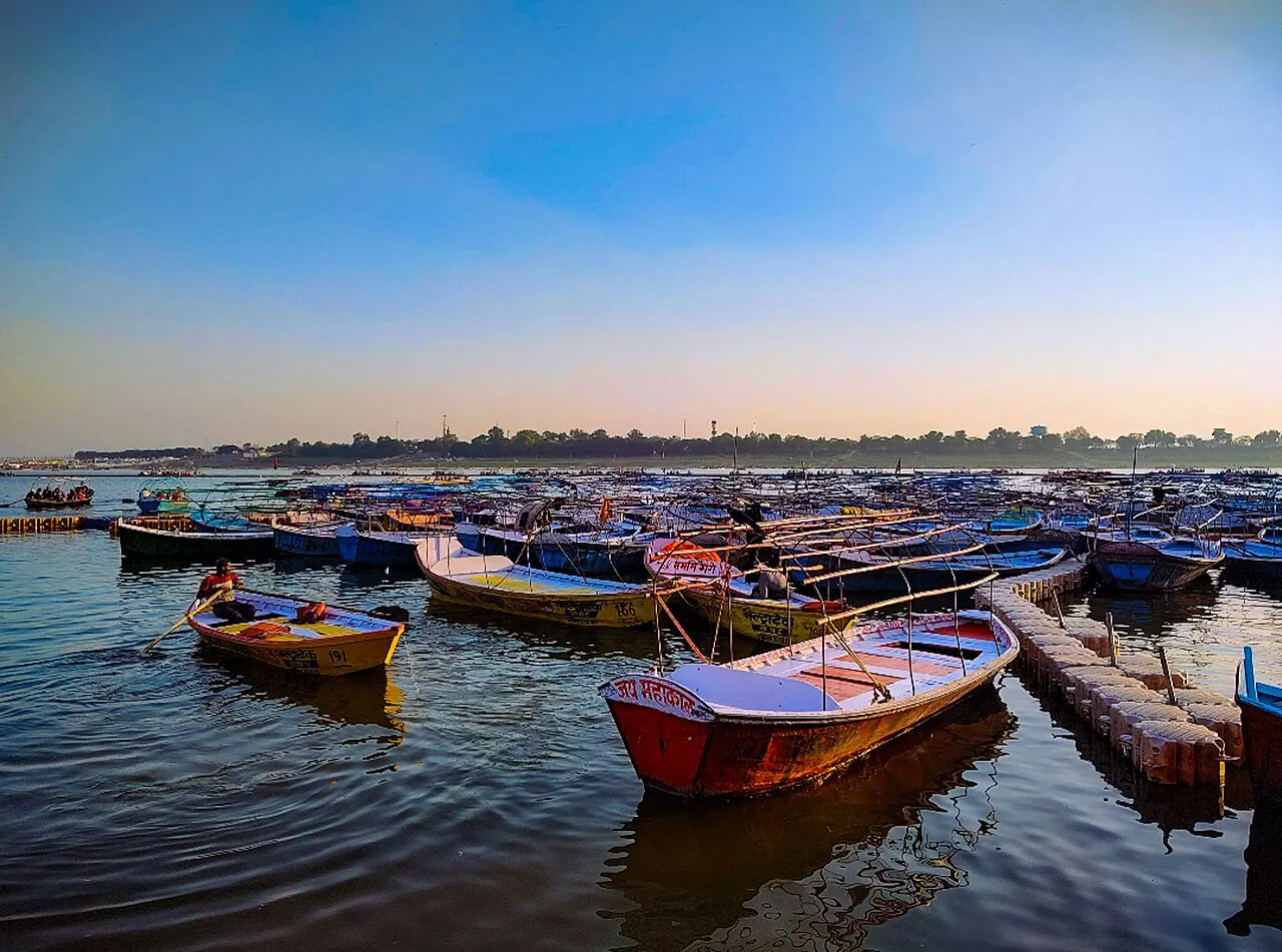 Triveni Sangam, Prayagraj, Uttar Pradesh, India