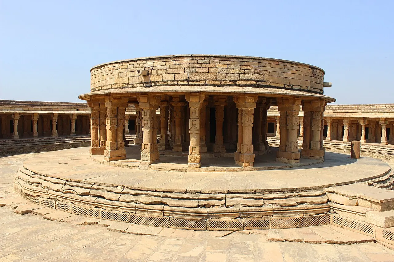 Chausath Yogini Temple Mitaoli, Gwalior, Madhya Pradesh, India