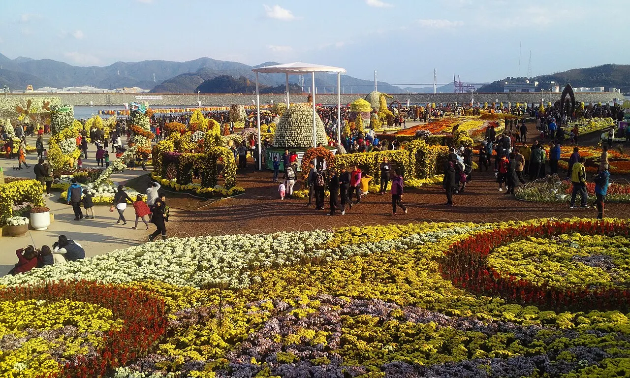 Masan Gagopa Chrysanthemum Festival, Changwon, Gyeongsangnam-do, South Korea