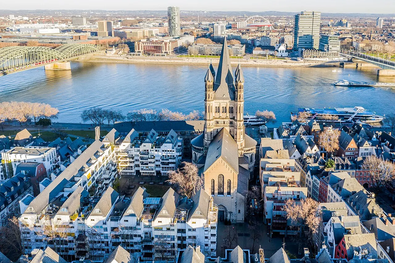 Great St. Martin Church, Cologne, North Rhine-Westphalia, Germany