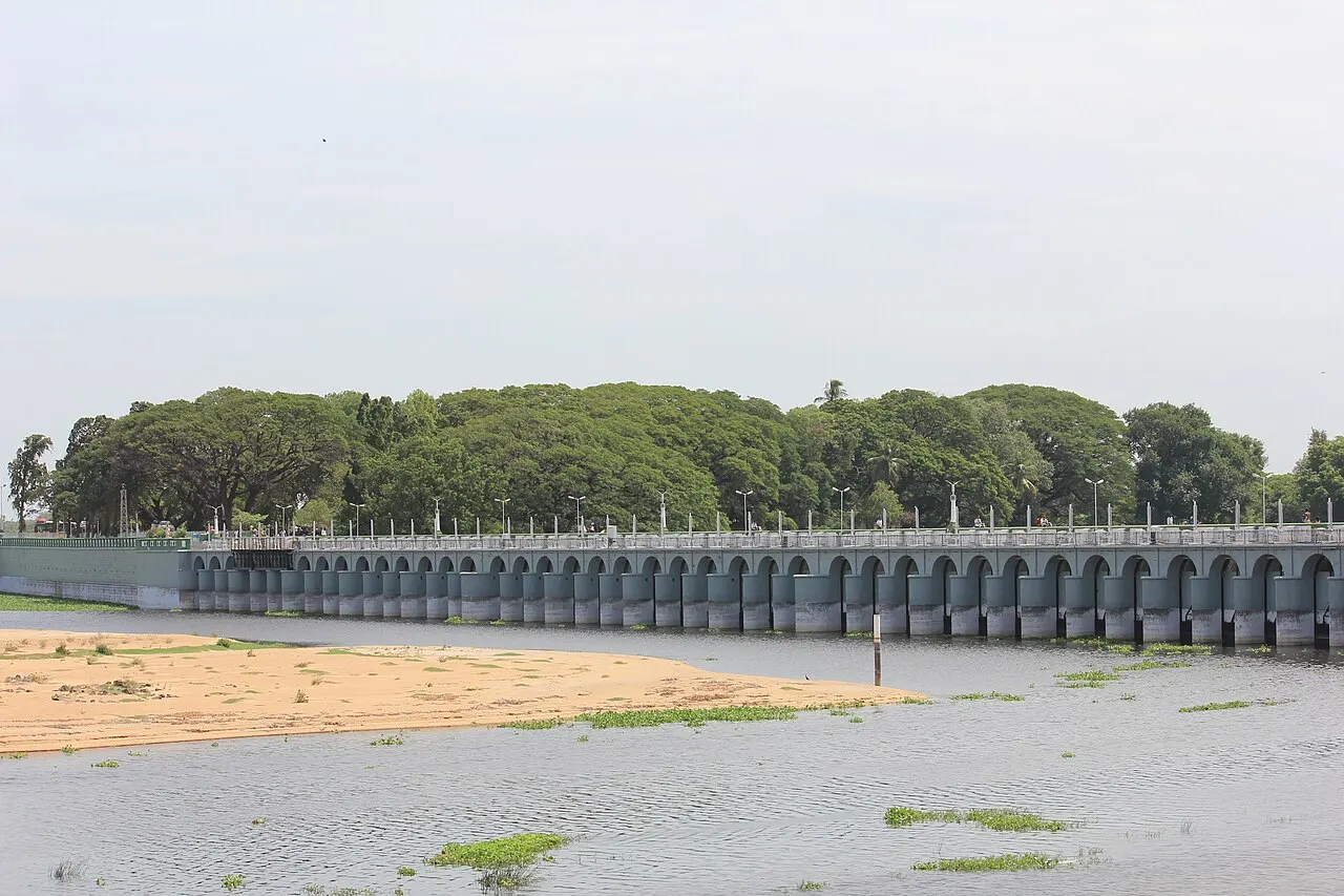 Kallanai Dam, Tiruchirappalli, Tamil Nadu, India
