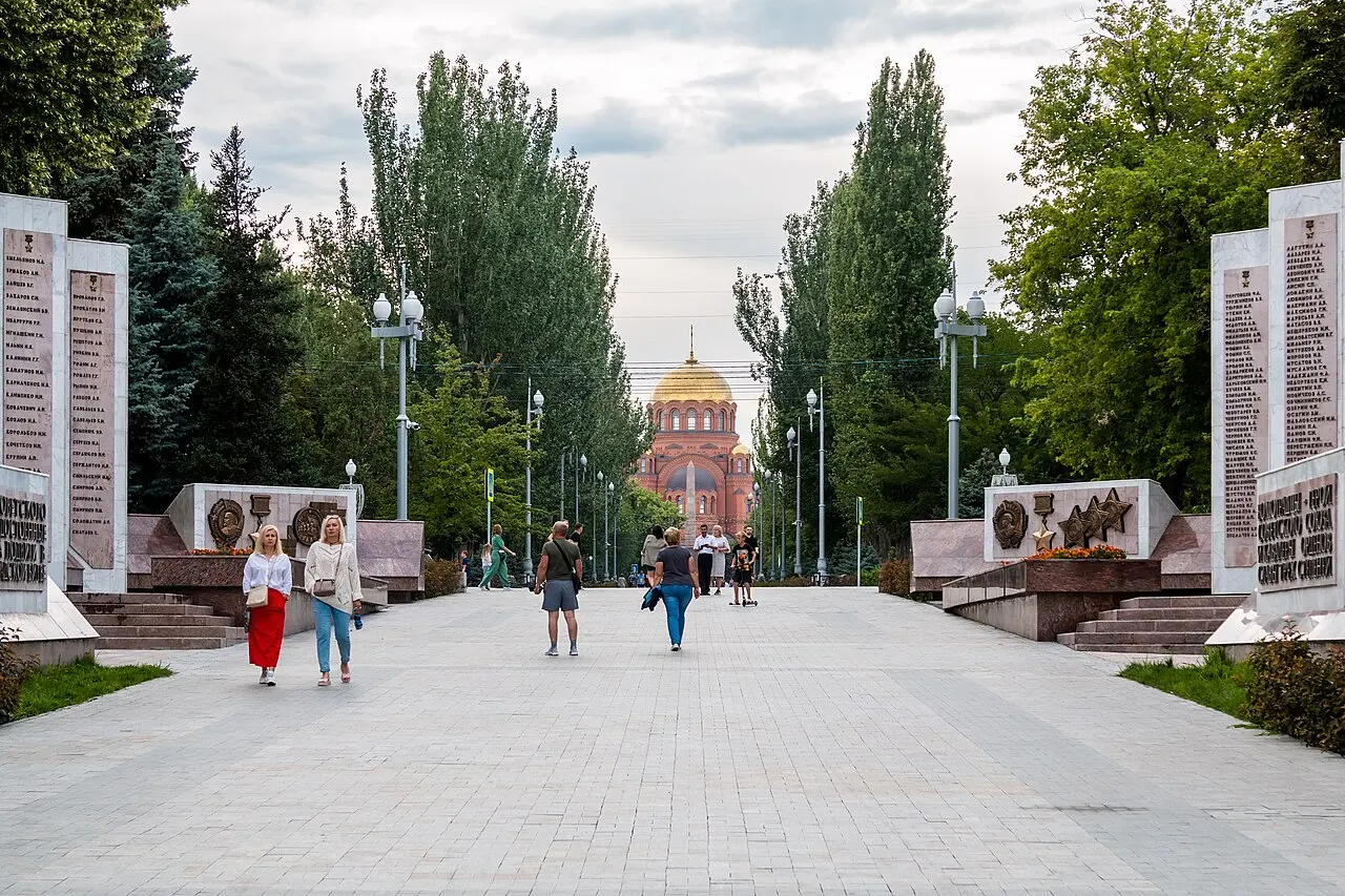 Alley of Heroes, Volgograd, Volgograd Oblast, Russia