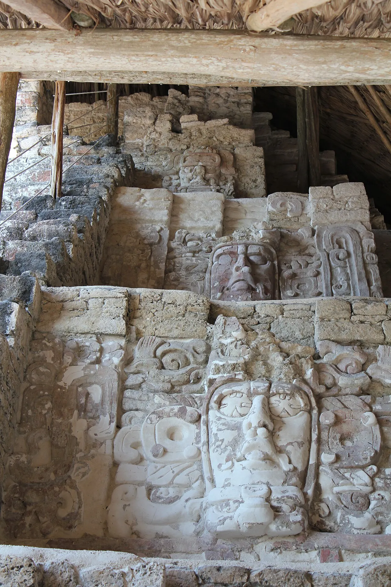 Edzná Temple of the Masks, Edzná, Campeche, Mexico