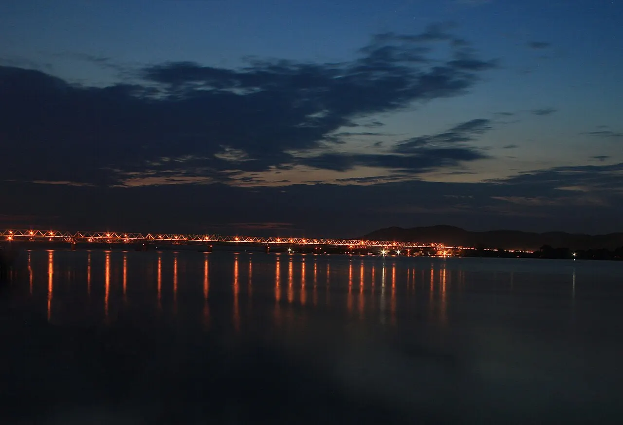 Saraighat Bridge, Guwahati, Assam, India