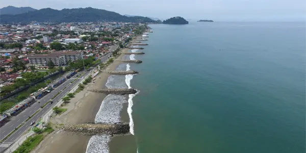 Padang Beach, Padang, West Sumatra, Indonesia