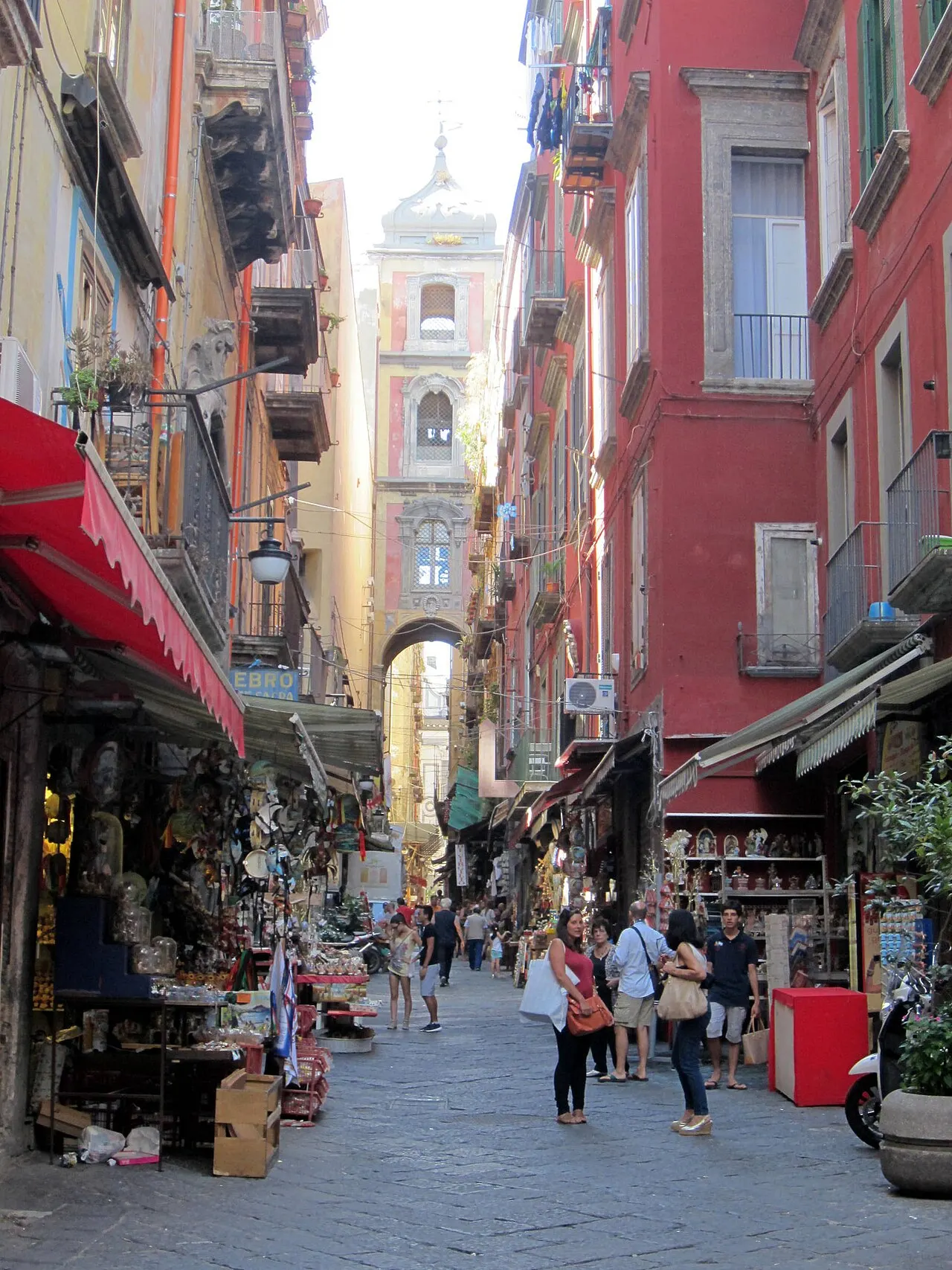 Via San Gregorio Armeno, Naples, Campania, Italy