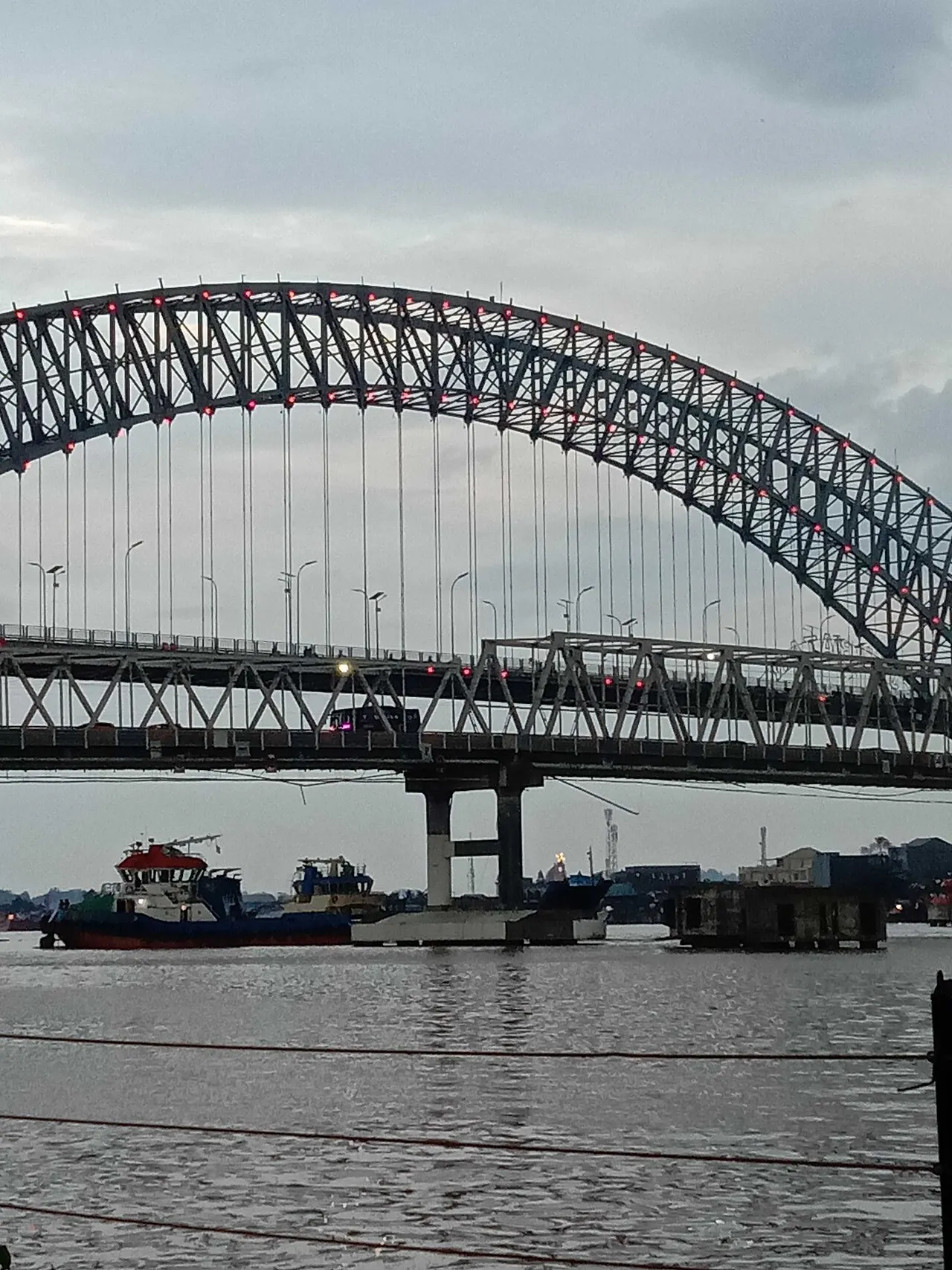 Mahakam Bridge, Samarinda, East Kalimantan, Indonesia