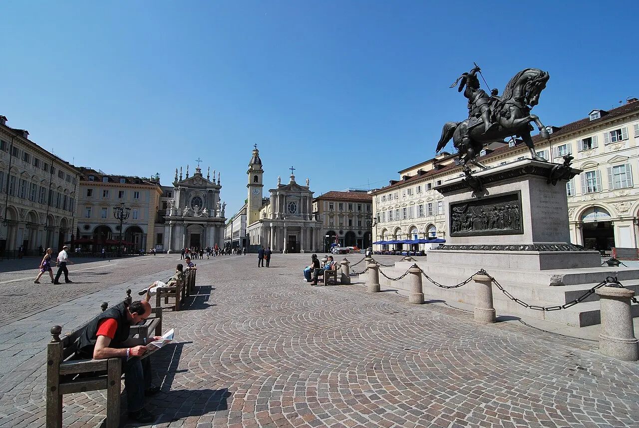Piazza San Carlo, Turin, Piedmont, Italy