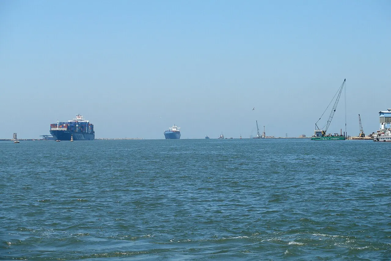 Suez Canal at Port Said, Port Said, Port Said, Egypt