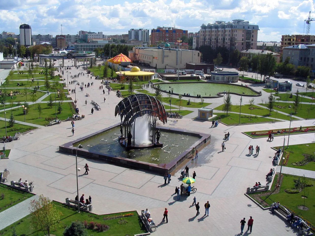 Tsvetnoy Boulevard, Tyumen, Tyumen Oblast, Russia