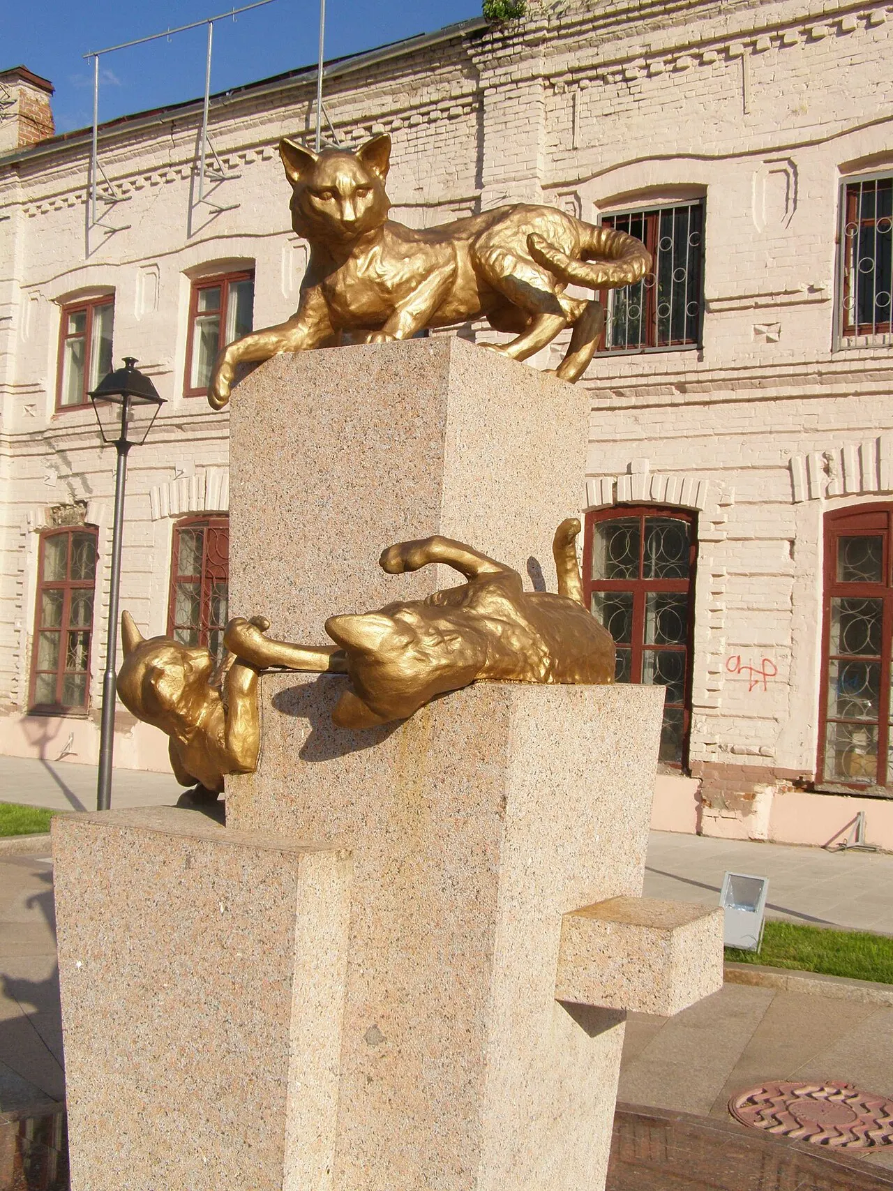 Siberian Cats Square, Tyumen, Tyumen Oblast, Russia
