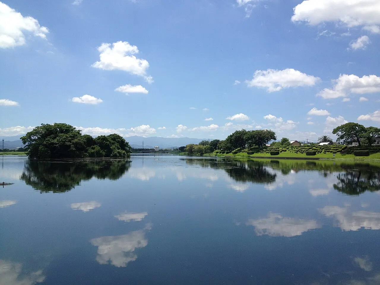 Lake Ezu, Kumamoto, Kumamoto, Japan