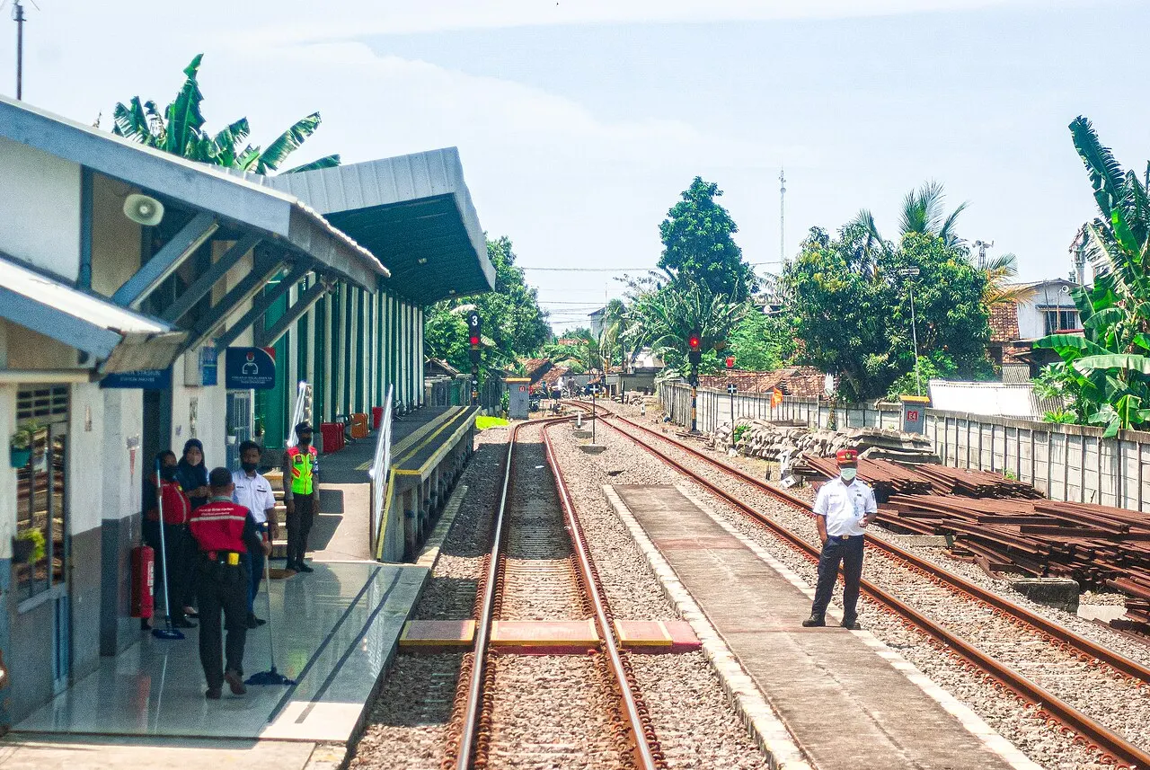 Karangantu Station, Serang, Banten, Indonesia