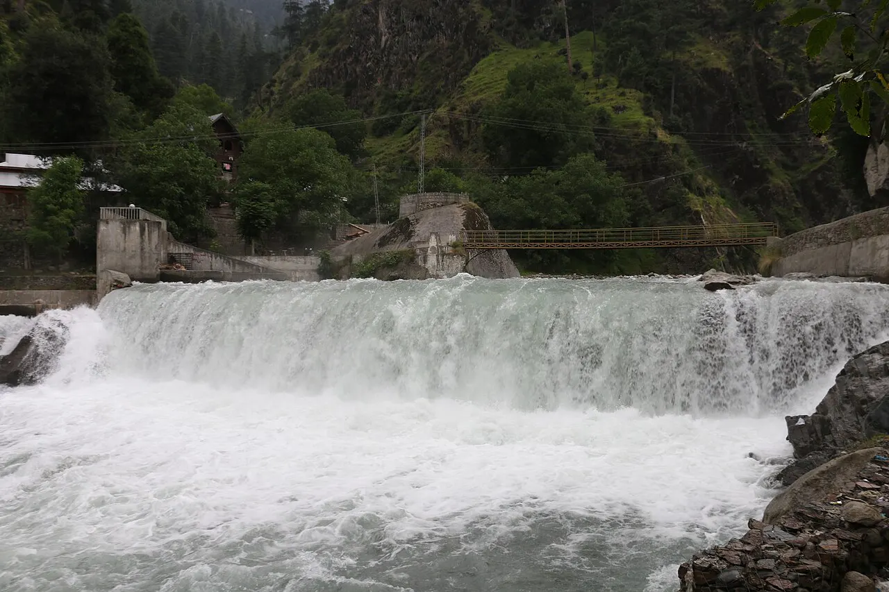 Kutton Waterfall, Muzaffarābād, Azad Kashmir, Pakistan