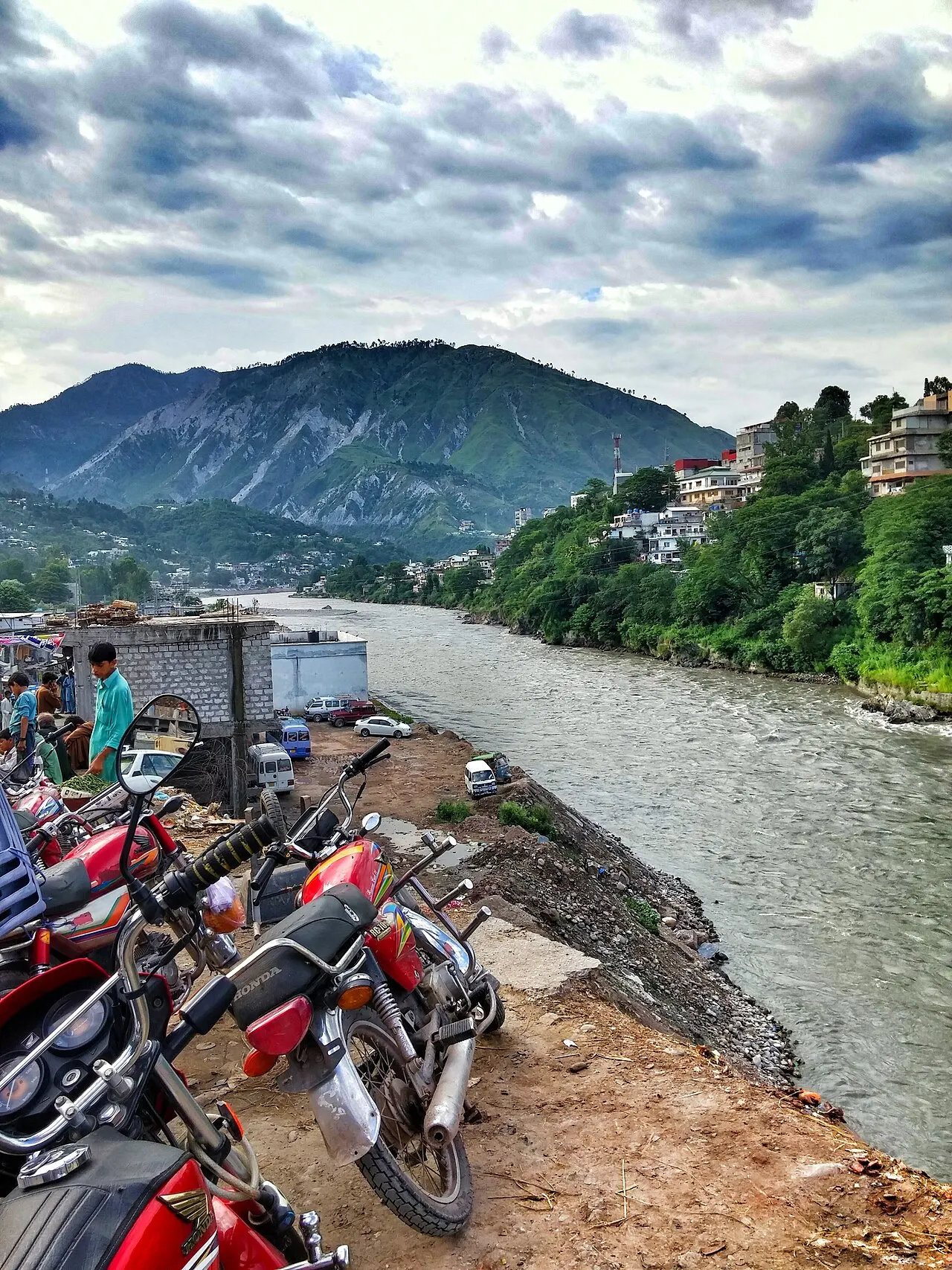 Neelum River Muzaffarabad, Muzaffarābād, Azad Kashmir, Pakistan