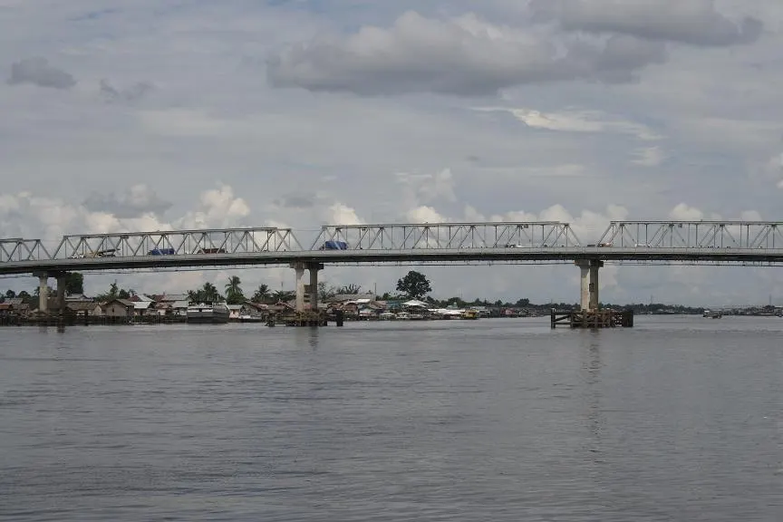 Kapuas I Bridge, Pontianak, West Kalimantan, Indonesia