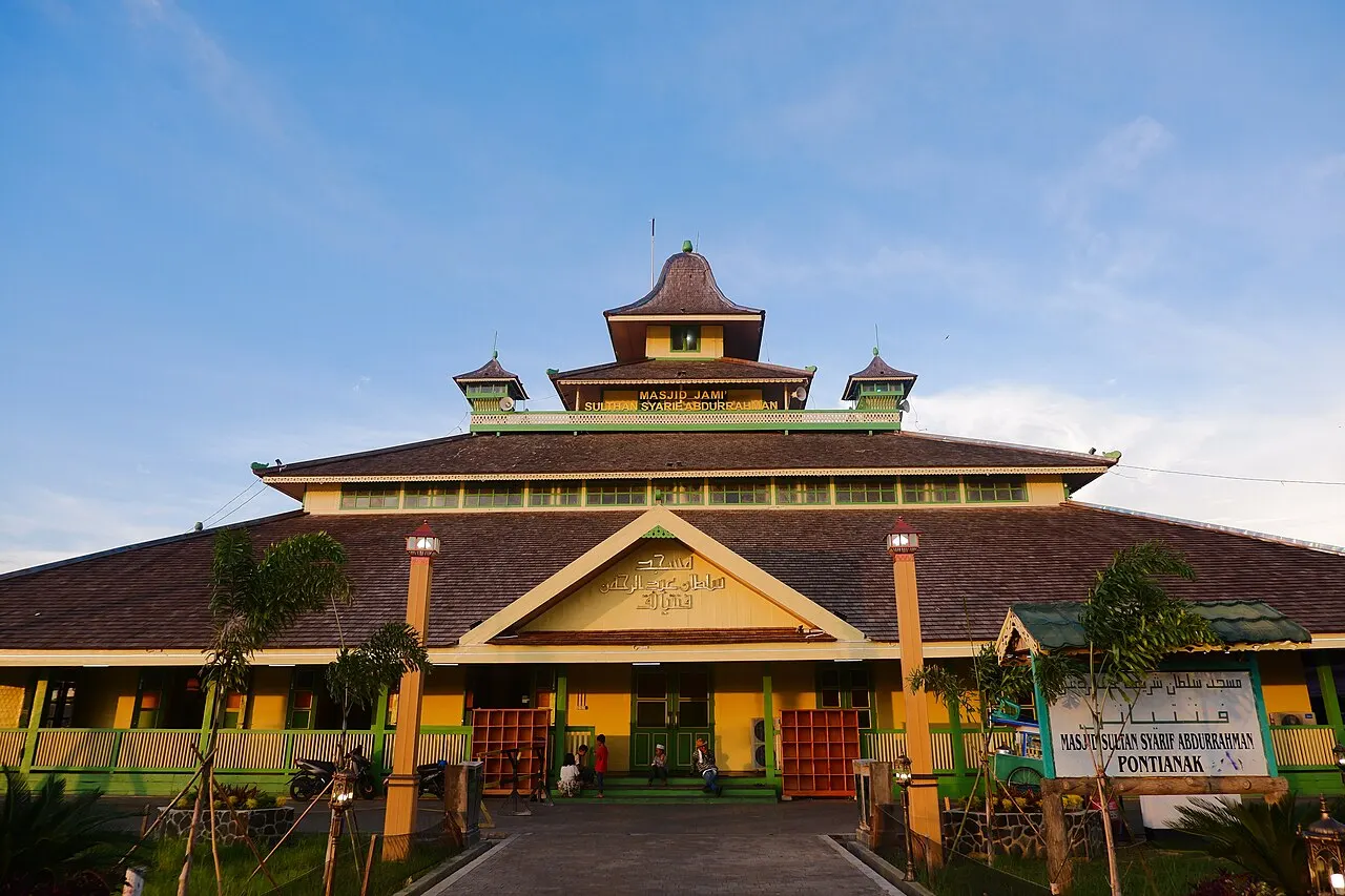 Masjid Jami Pontianak, Pontianak, West Kalimantan, Indonesia