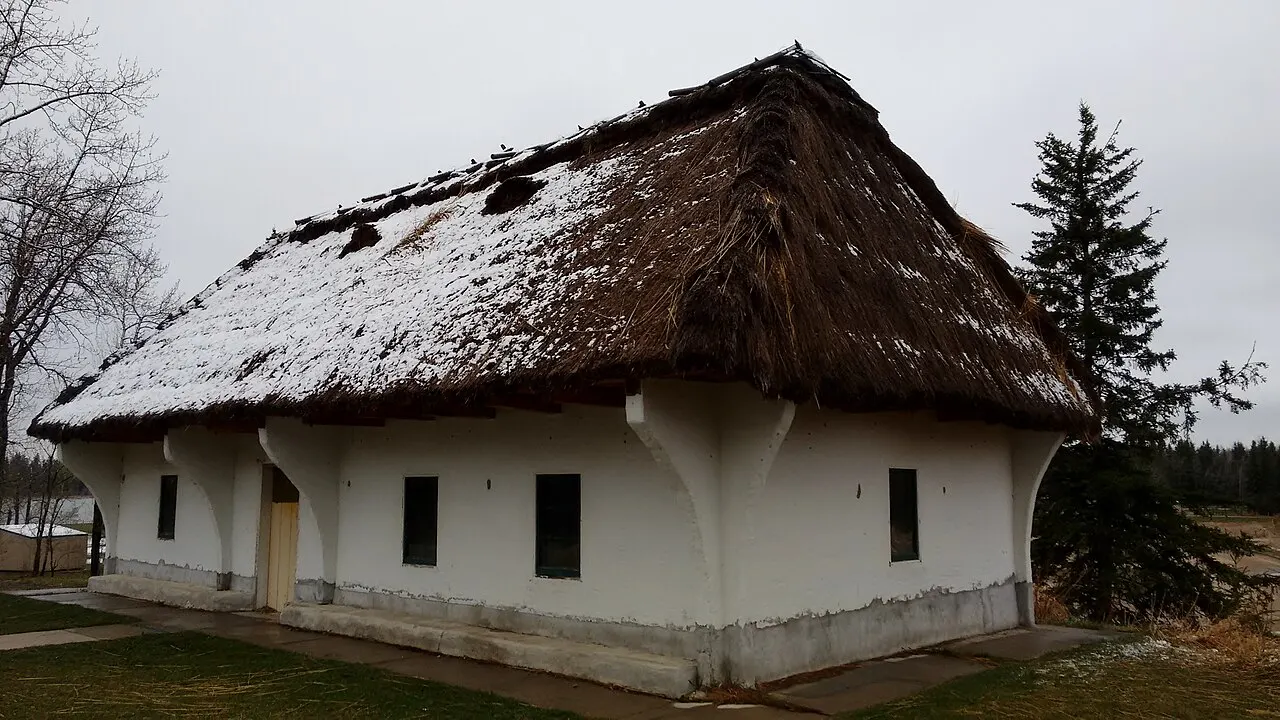 Ukrainian Pioneer Home, Elk Island, Elk Island National Park, Alberta, Canada