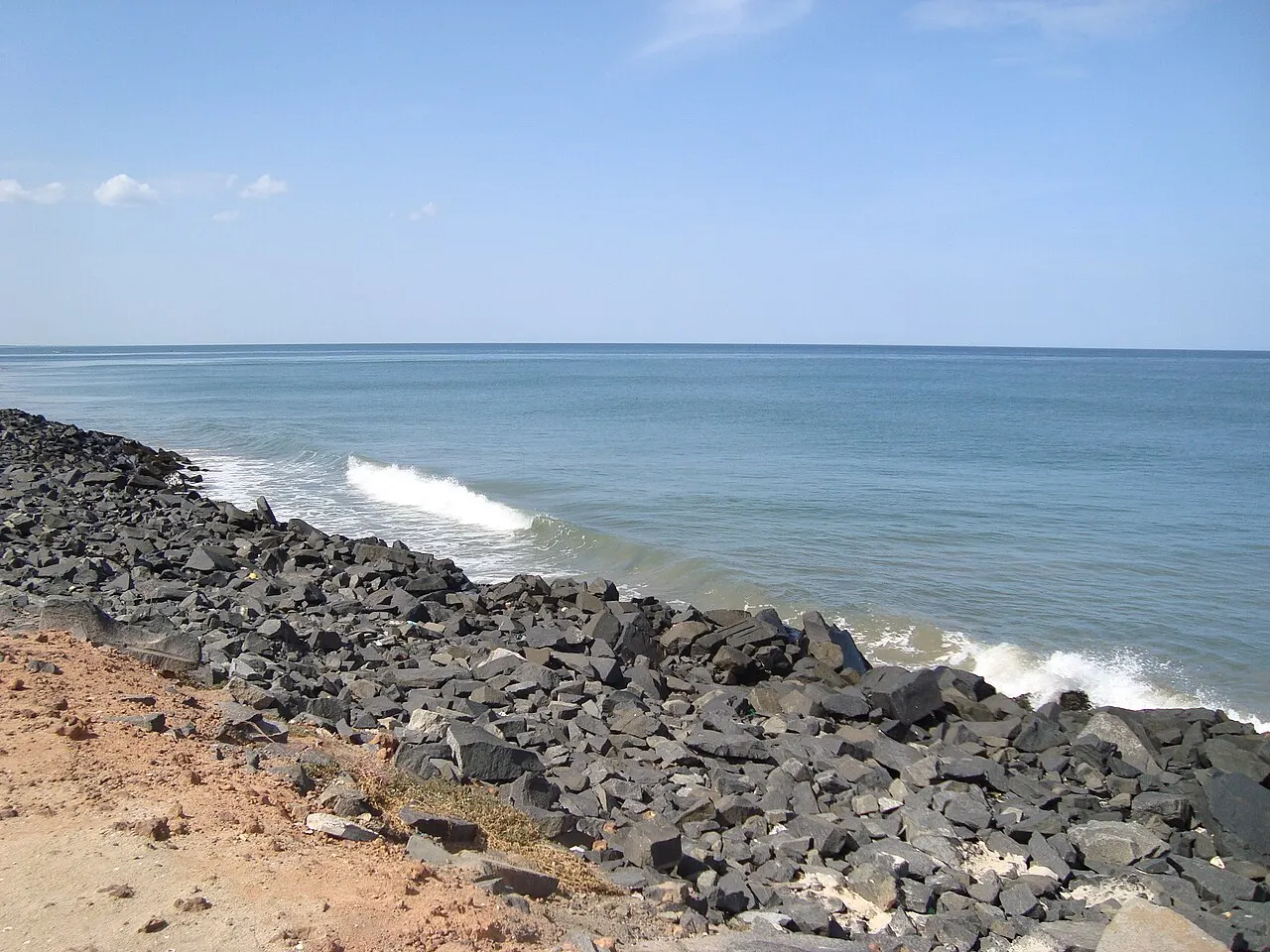 Promenade Beach, Puducherry, Puducherry, India
