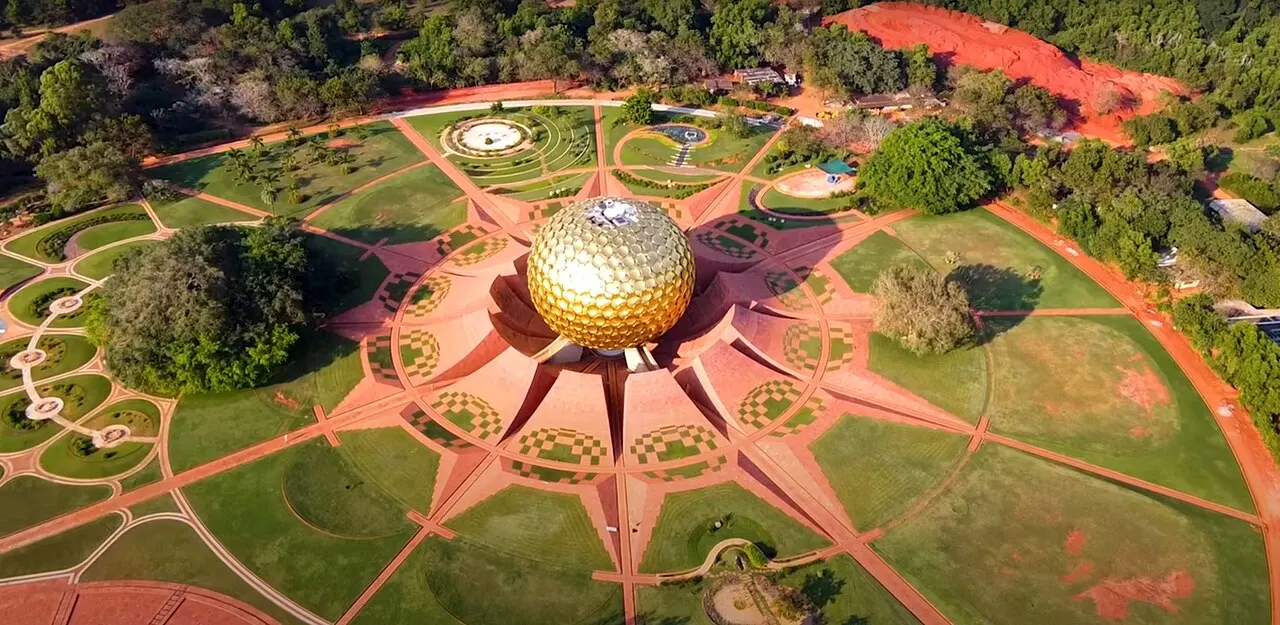 Matrimandir, Puducherry, Puducherry, India