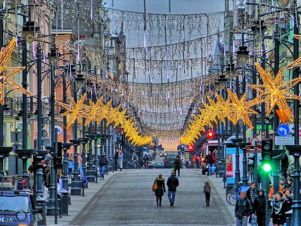 Piotrkowska Street, Łódź, Łódź Voivodeship, Poland