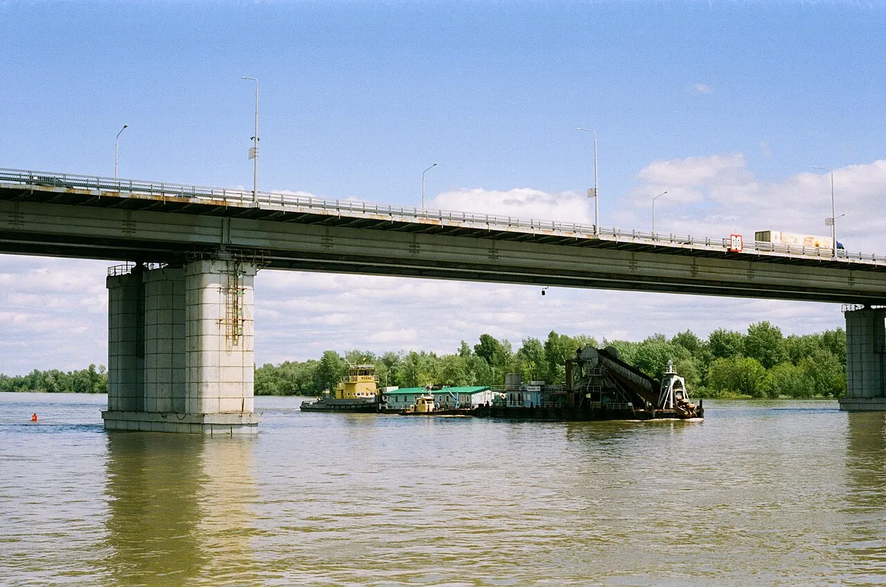 Barnaul New Bridge, Barnaul, Altai Krai, Russia