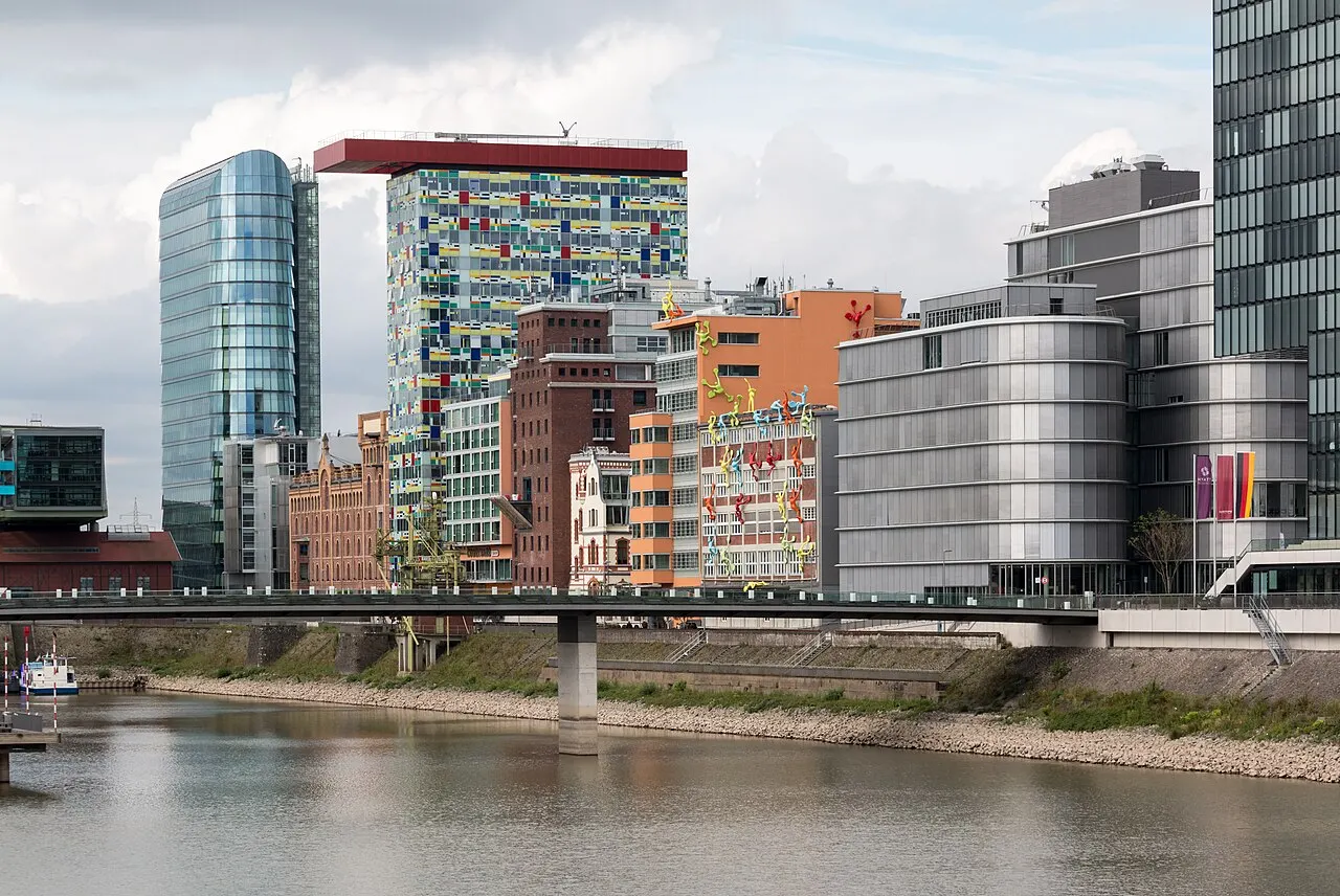 Media Harbour, Düsseldorf, North Rhine-Westphalia, Germany