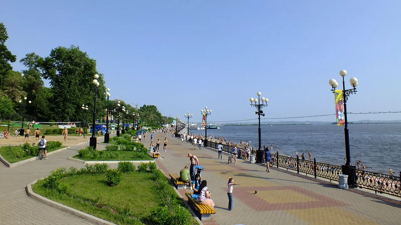 Nevelskoy Embankment, Khabarovsk, Khabarovsk, Russia