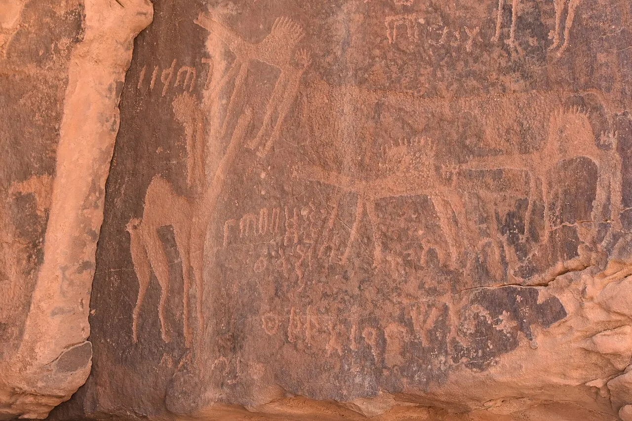 Jubbah Rock Art, Ha'il, Ha'il Region, Saudi Arabia