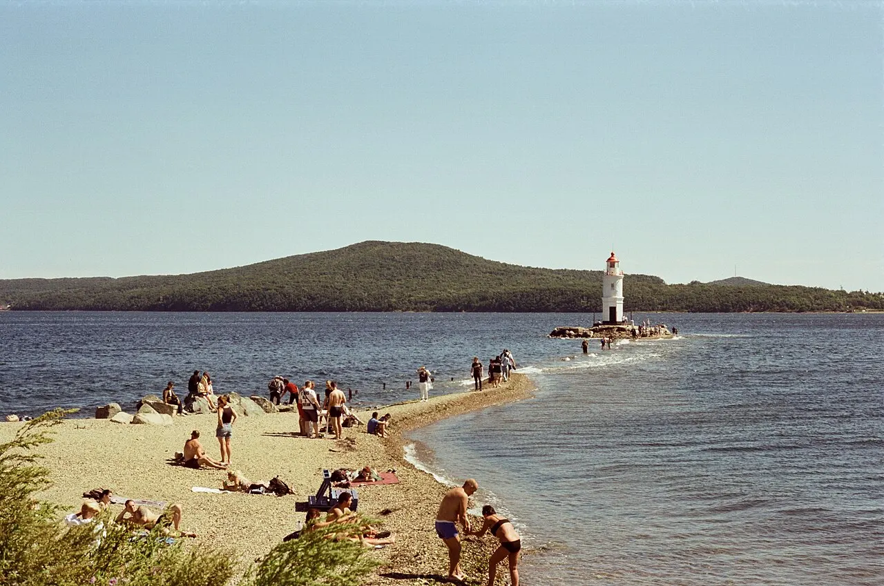 Tokarevsky Lighthouse, Vladivostok, Primorye, Russia