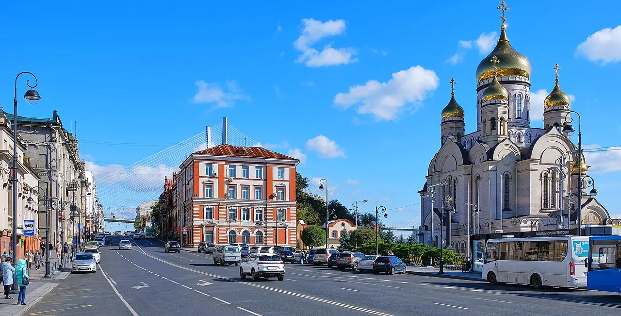 Svetlanskaya Street, Vladivostok, Primorye, Russia