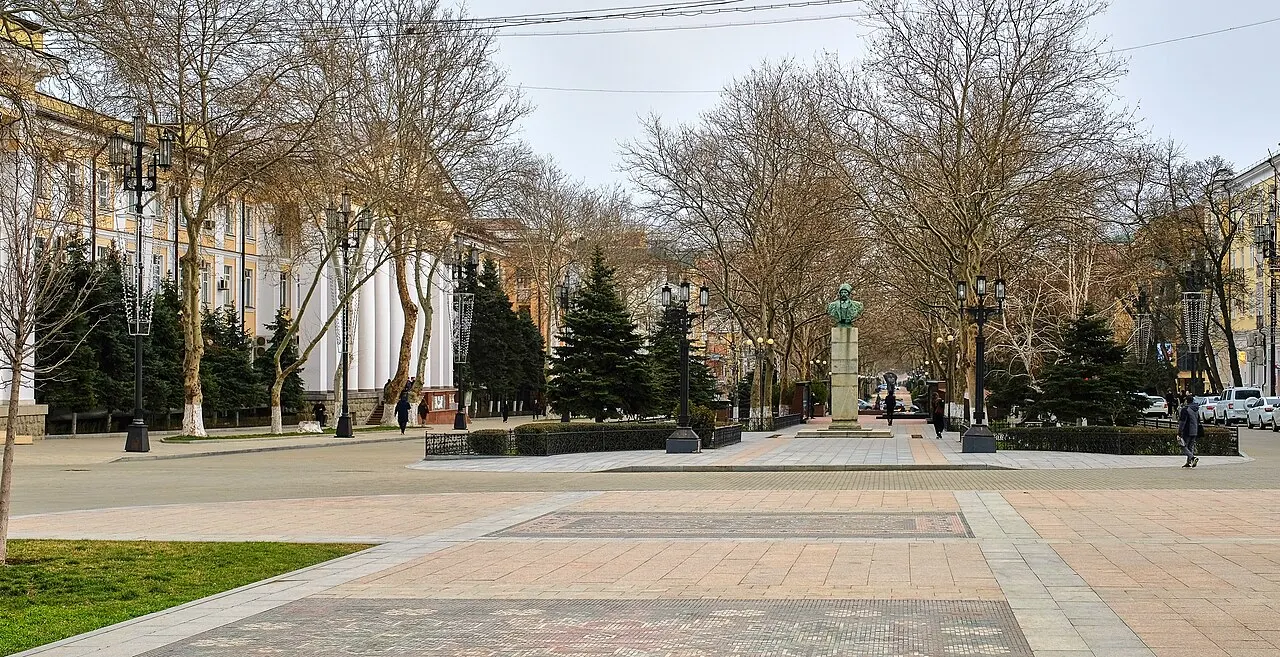 Makhachkala Lenin Square, Makhachkala, Dagestan, Russia