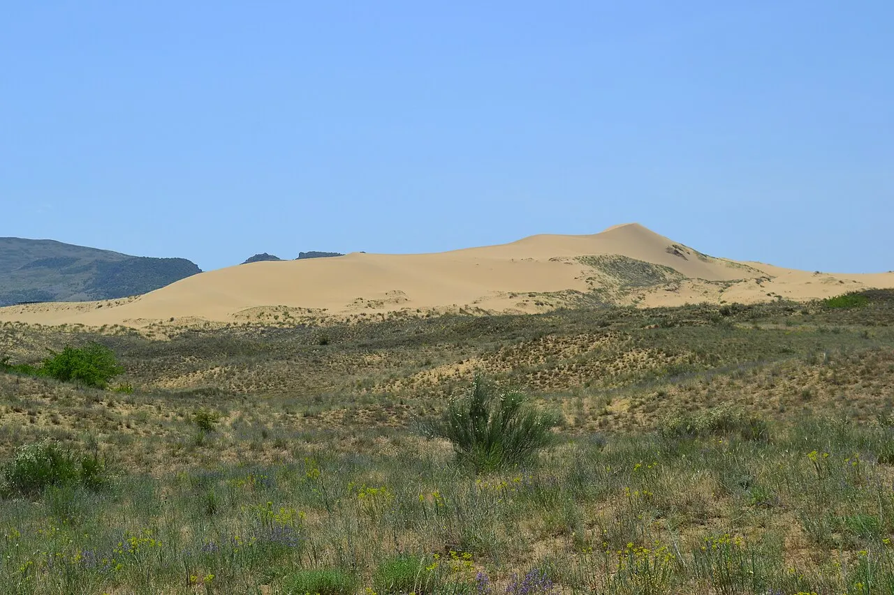 Sarykum Dune, Makhachkala, Dagestan, Russia