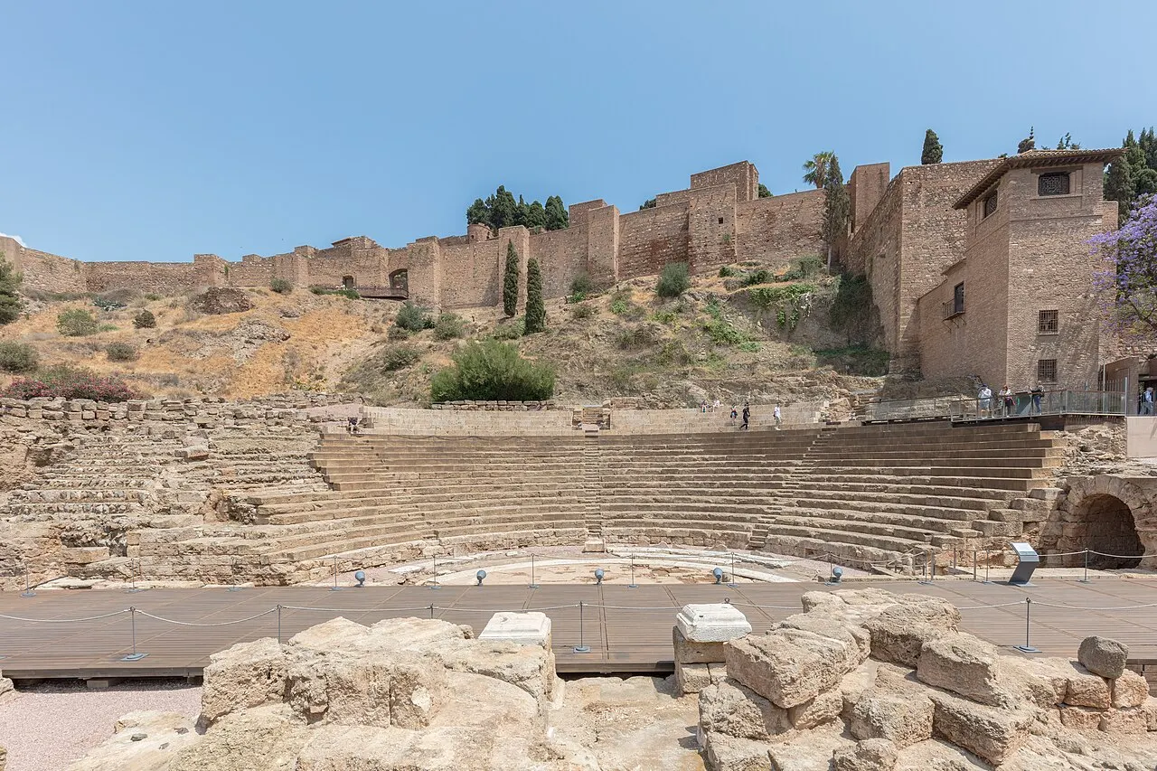 Roman Theatre of Málaga, Málaga, Andalusia, Spain